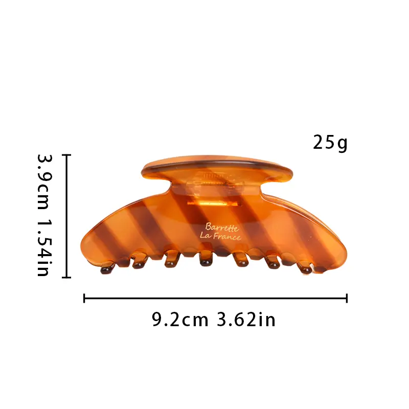 New Retro Korean Acetate Hair Claw Large Crab Hair Clips Shark Clip Simple Hairpin Fashion Hair Accessories for Woman Girls