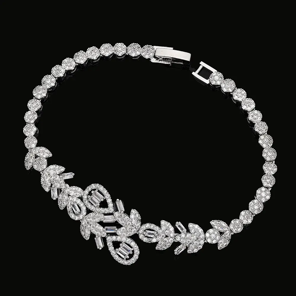 2025 New 4-piece Bridal Wedding Jewelry Set, Cubic Zirconia, Luxury Women's Jewelry, Women's Wedding Party Accessories