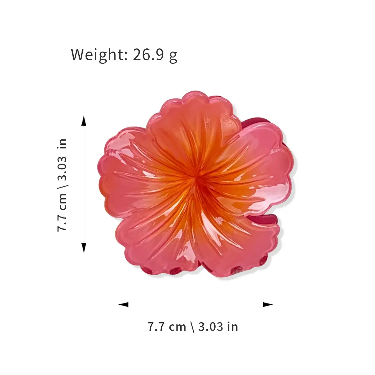 Flowers Hair Claw Clip Fancy Hair Claws Sweet and Cute Hair Claws Floral Hair Claws Colorful Hair Claws Accessories for Women