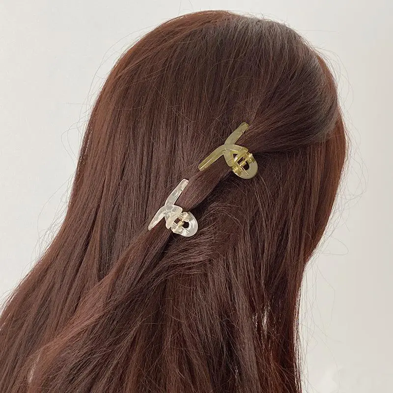 New 4PCS Hair Clip Small Hairpins for A Woman Ladies Hair Clip Barrette Girl Buckle for Hair Claw Accessories JZ060