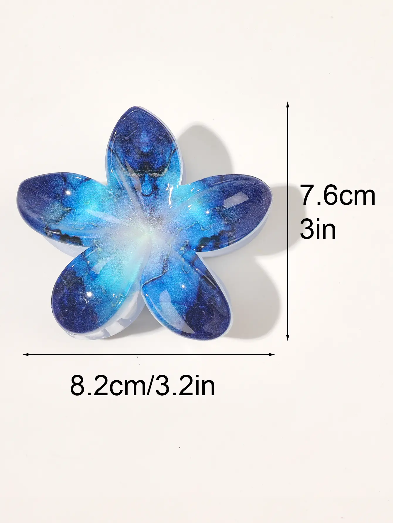 Tyrande Halo Flower Scratch Clip Fresh Sweet Egg Flower Back of Head Plate Hair Shark Clip Hair Accessories