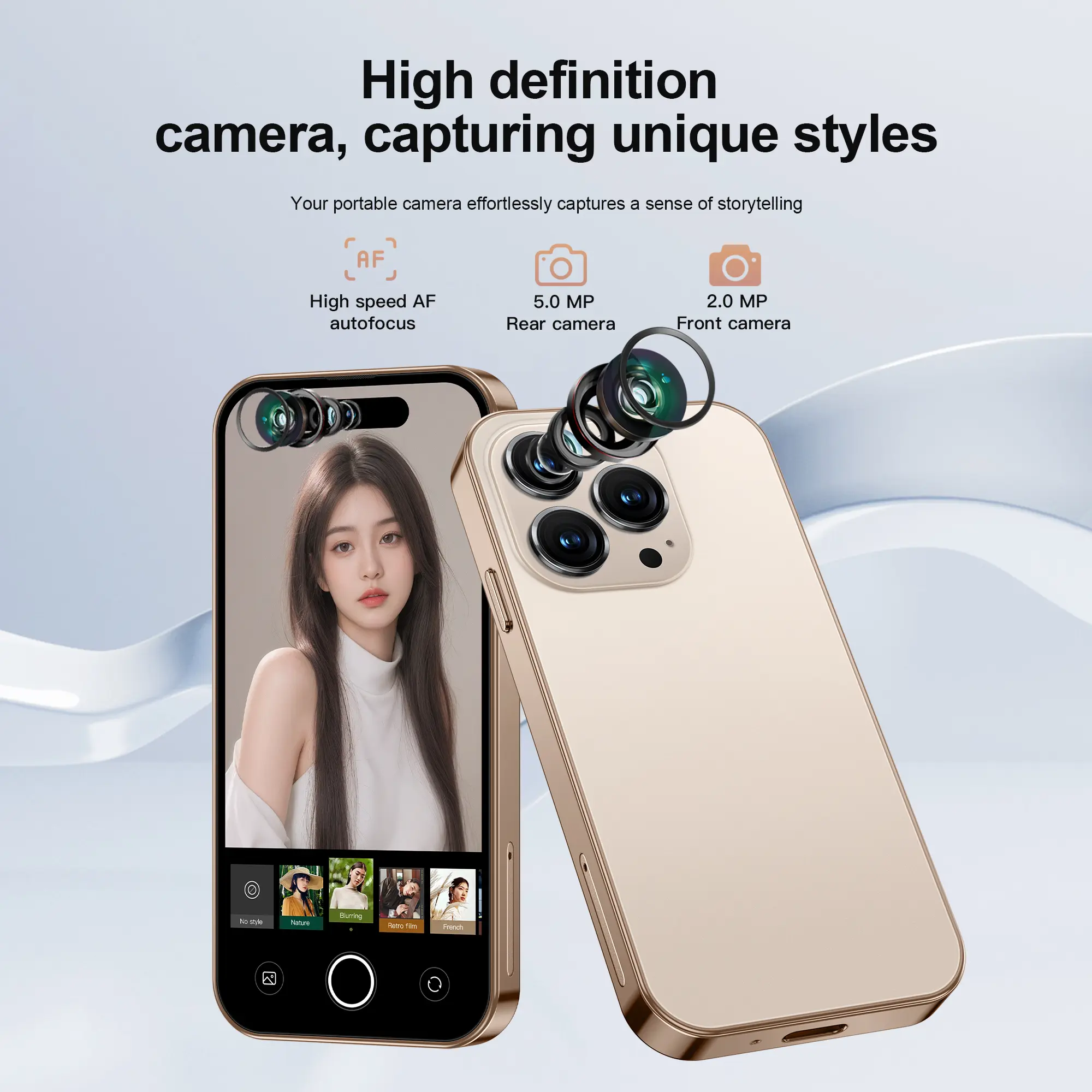 Official SERVO S16 Mini Android Cute Smartphone 2 SIM Standby 3G Network Dynamic Island 4.0" Display Small Phone 2000mAh Battery