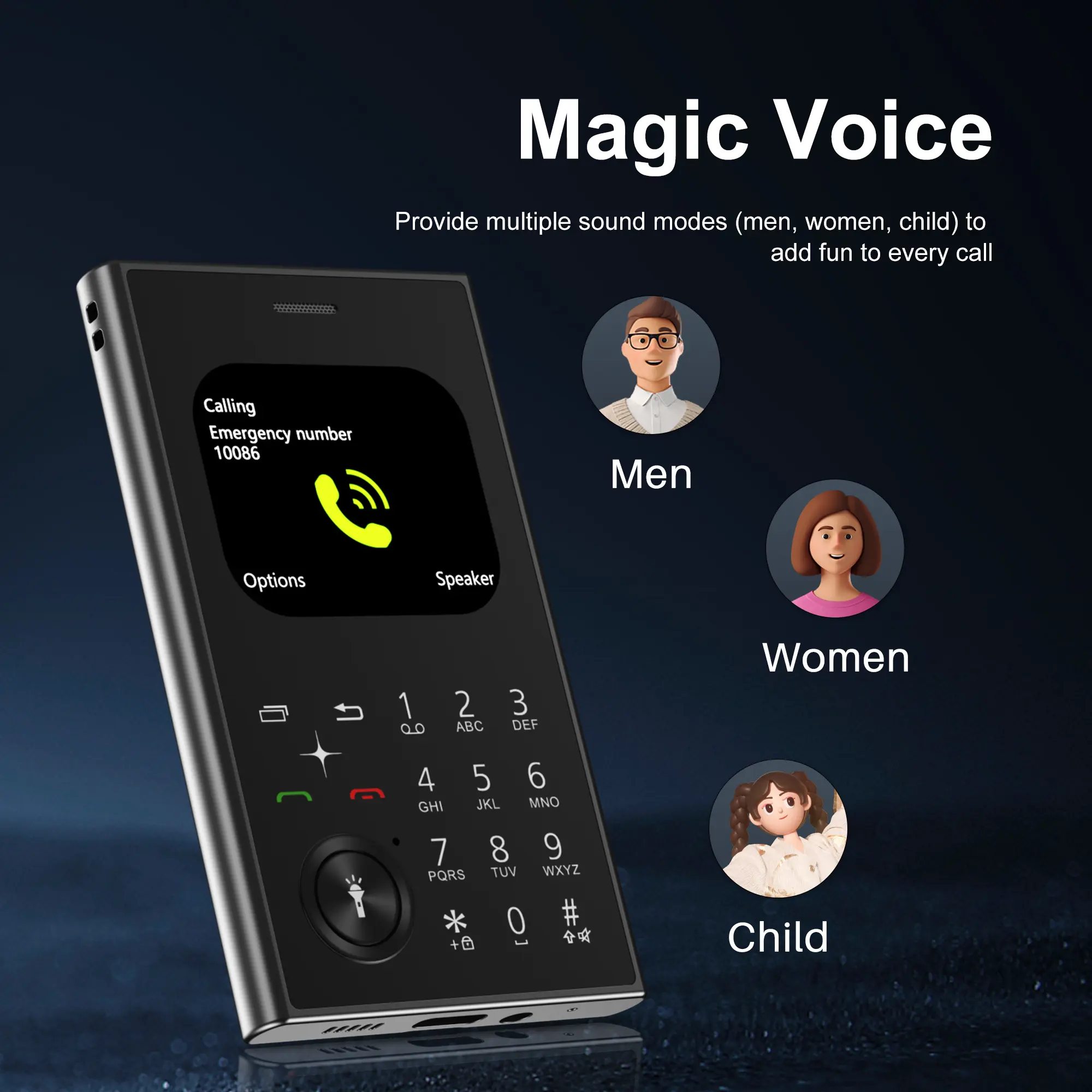 New SERVO V8 Card Cellphone 2G GSM FM Radio Magic Voice MP3 Player Dual SIM Fashion Functional Small Mobile Phone Headphone Jack