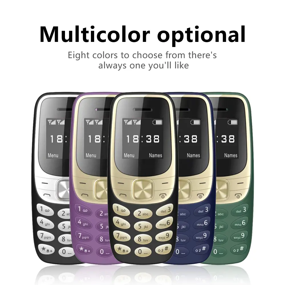 SERVO BM35 Mini Mobile Phone  2G GSM Wireless Dialer Dual SIM  Magic Voice Alarm Clock Blacklist Automatic Call Record Cellphone