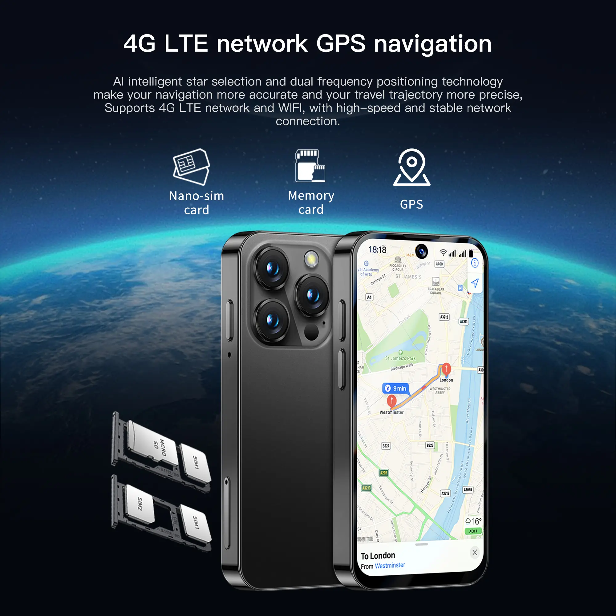 SERVO 19PRO Small Android Smartphone 3.88" Display 4G Network 4GB RAM 128GB ROM WiFi Dual SIM Super Mini Smart Phone Face Unlock