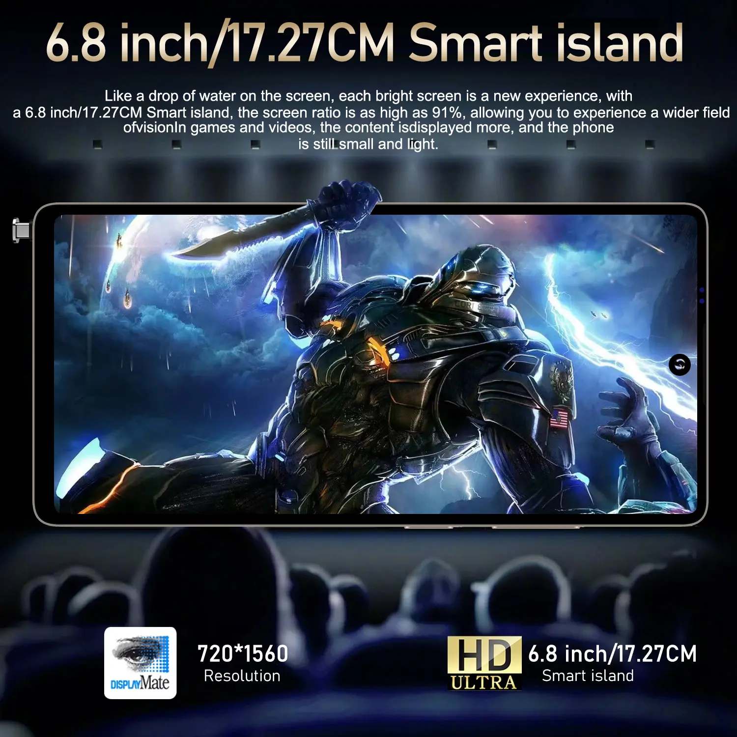 Global Version S25 Ultra Smartphone  Android,6.8 inch,12GB RAM,512GB ROM,Dual SIM,Mobile phone,Google Play Store,24+48MP,6800mAh