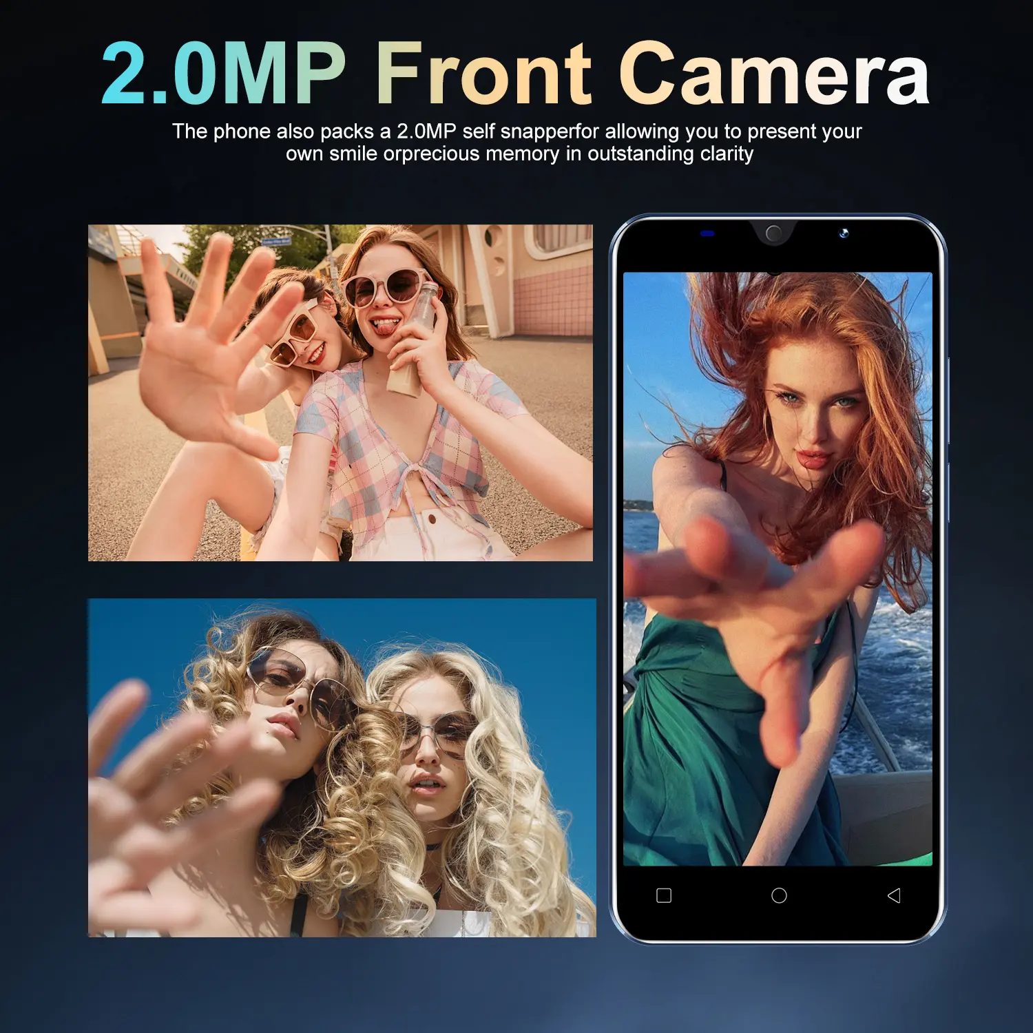 FUFFI GT20 Pro smartphone 2+8MP android 5.0 inch with 2+32GB ROM Mobile phones 2500mah Battery Google Play Store Cell phones
