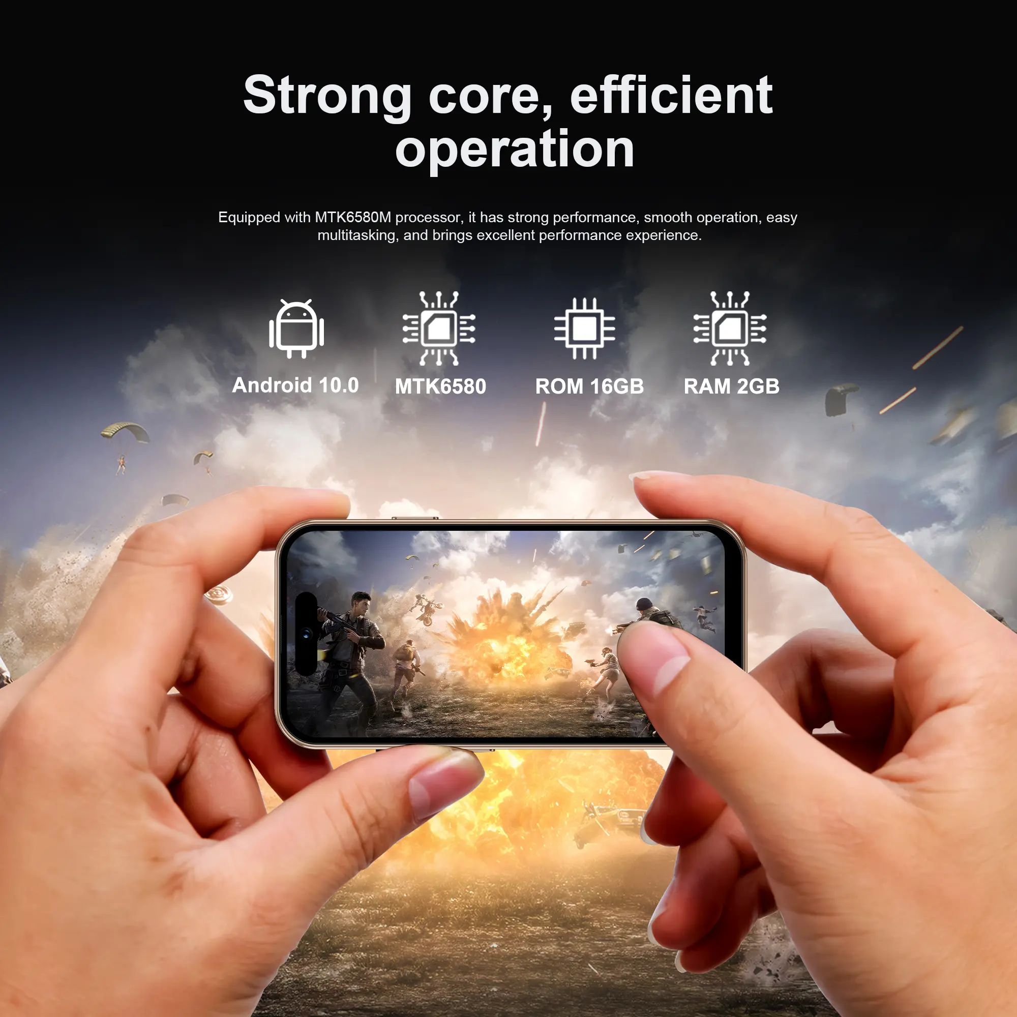2025 SERVO S16 MINI 3G Tiny Smartphone Android 10 16GB ROM Face Unlock Play Store WiFi 4.0" Small Cellular Phone 2 SIM Standby