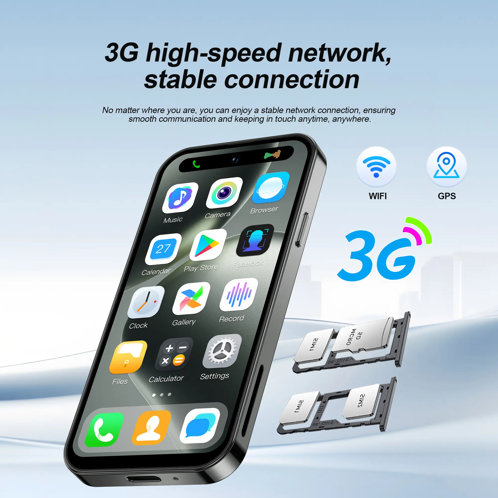 2025 SERVO S16 MINI 3G Tiny Smartphone Android 10 16GB ROM Face Unlock Play Store WiFi 4.0" Small Cellular Phone 2 SIM Standby