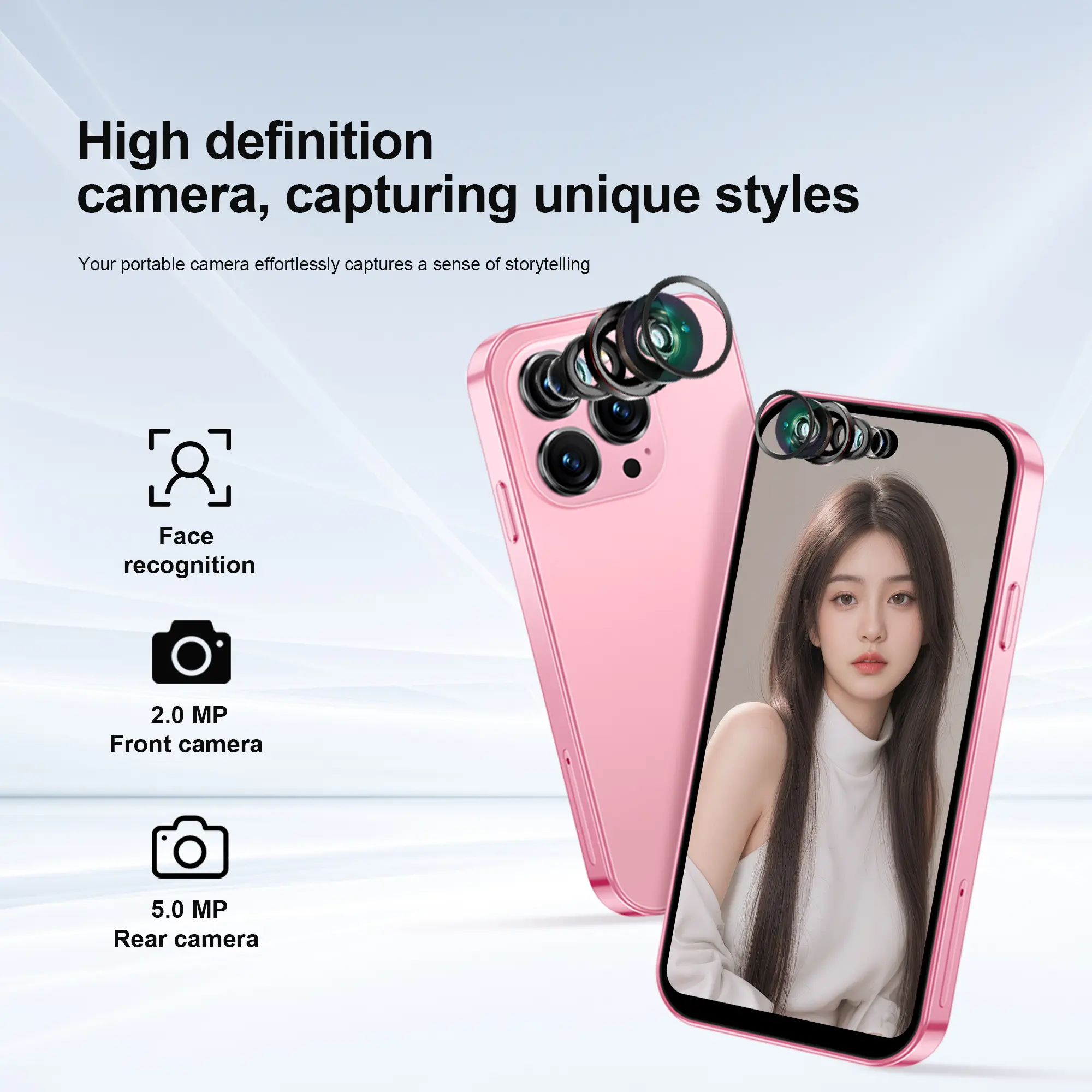 2025 SERVO S16 MINI 3G Tiny Smartphone Android 10 16GB ROM Face Unlock Play Store WiFi 4.0" Small Cellular Phone 2 SIM Standby
