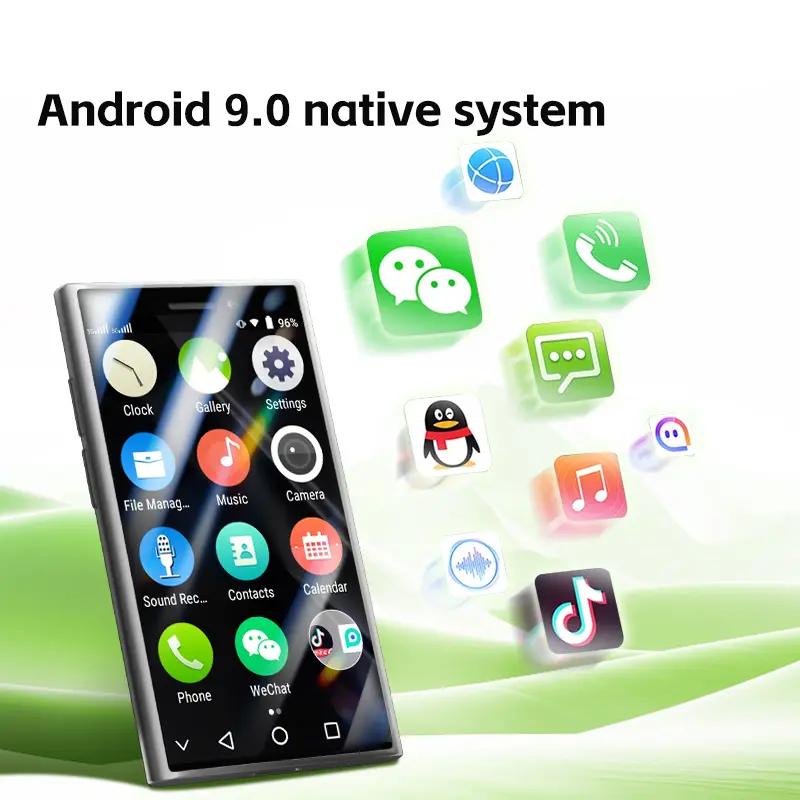 SOYES XS24 Pro Mini Smartphone 2GB RAM 16GB ROM Android9.0 Dual SIM Standby 1000mAh 3G Network Compact Mobile Phone