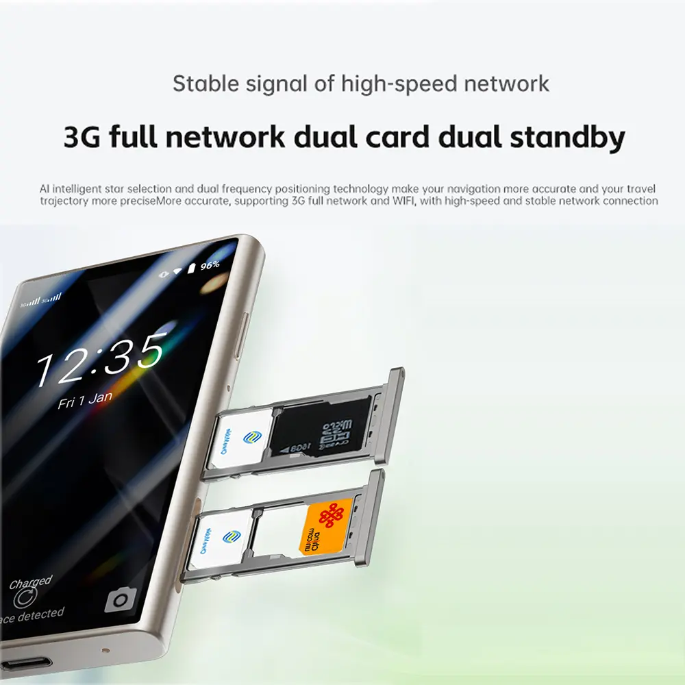 SOYES XS24 Pro Mini Smartphone 2GB RAM 16GB ROM Android9.0 Dual SIM Standby 1000mAh 3G Network Compact Mobile Phone