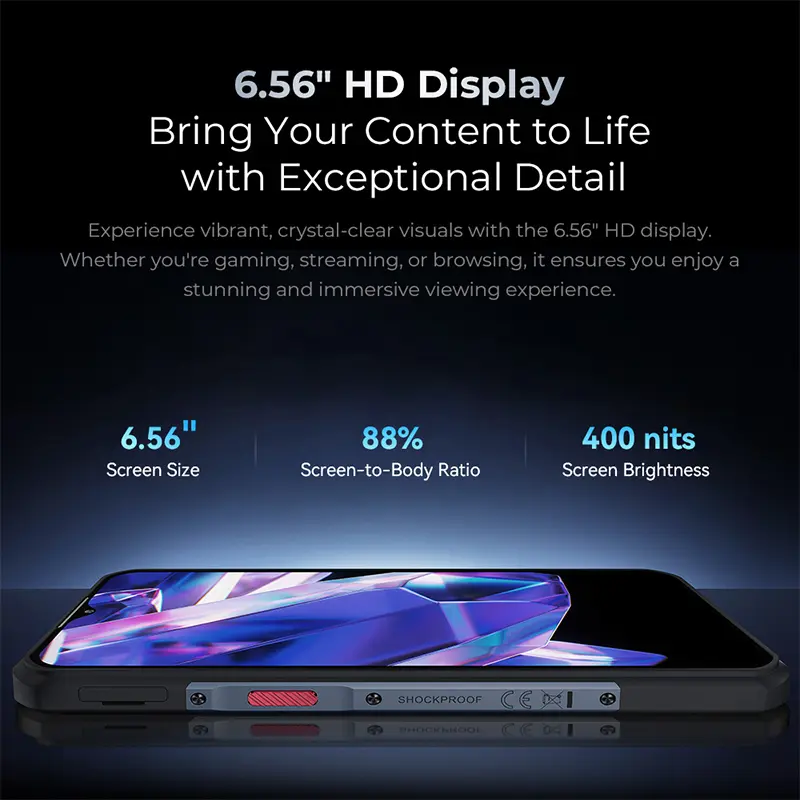Oukitel Wp35 S Rugged Phone 6Gb+256Gb 11000Mah Nfc Android Cell Phones 48Mp Rear Camera Smartphone Business Phone