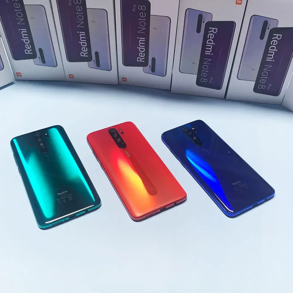 Original Xiaomi Redmi Note 8 Pro 6GB 8GB/128GB 4G Smartphone NFC Android Cell Phones Mobil Phone Dual SIM Cellphone Global ROM