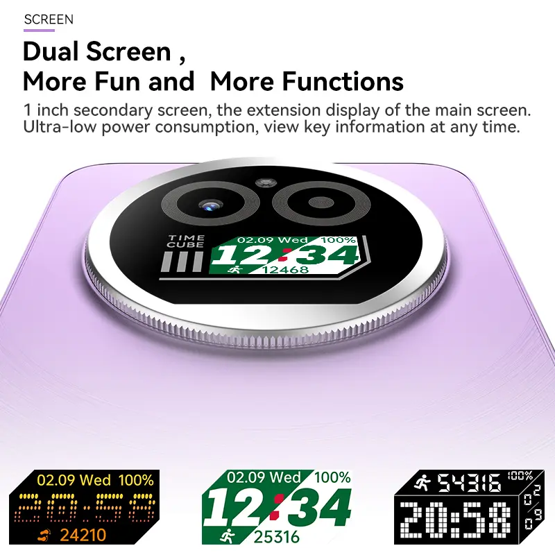 [World Premiere] IIIF150 Action A5Pro Phone Dual Screen Design Smartphone Android 15 8GB RAM 256GB ROM 6.8" HD+ Display 5100mAh
