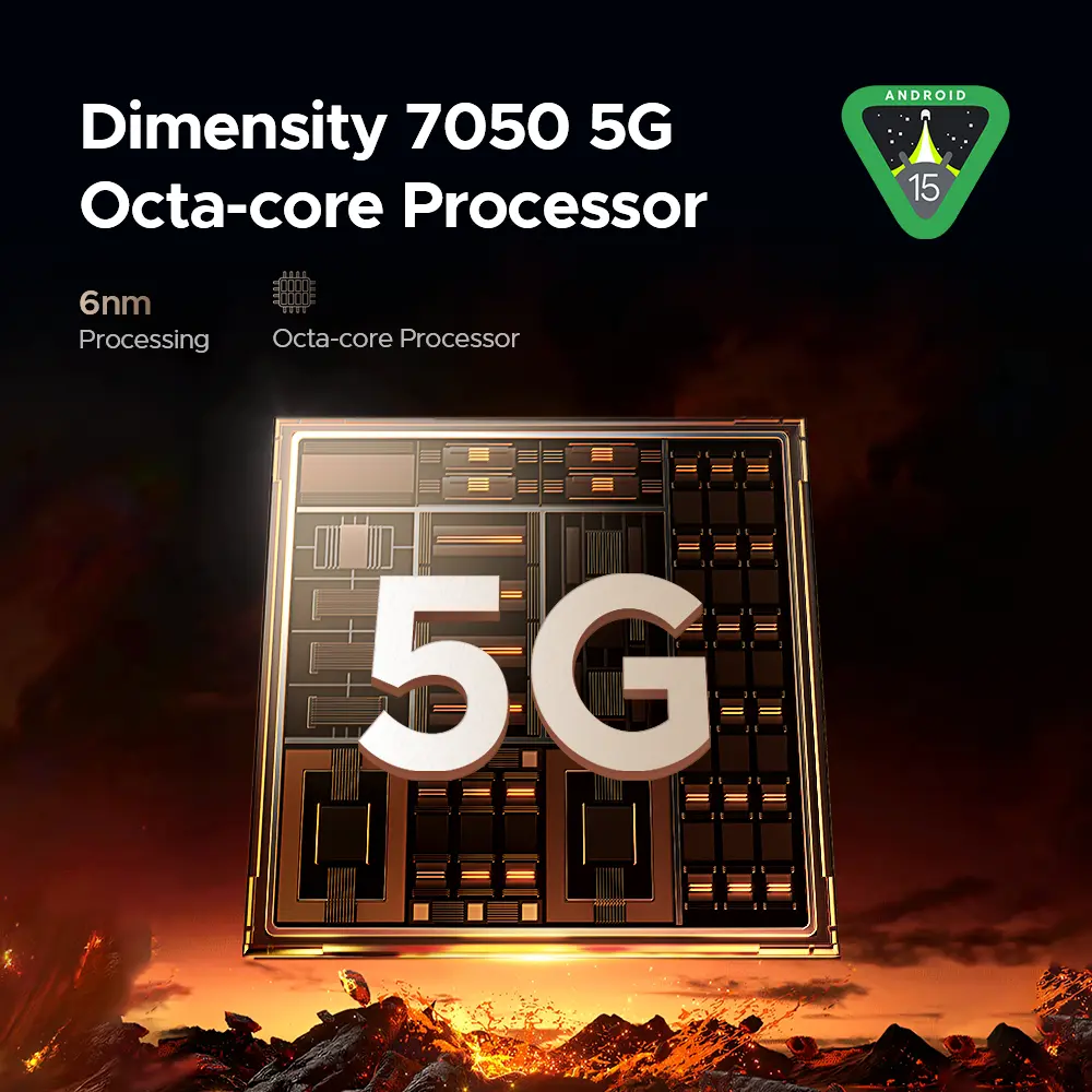 World Premiere DOOGEE Blade20 Turbo 5G Rugged Phone Android 15 Gemini Al 6.6'' HD+ 8GB 256GB AI Dual Camera 10300mAh Battery