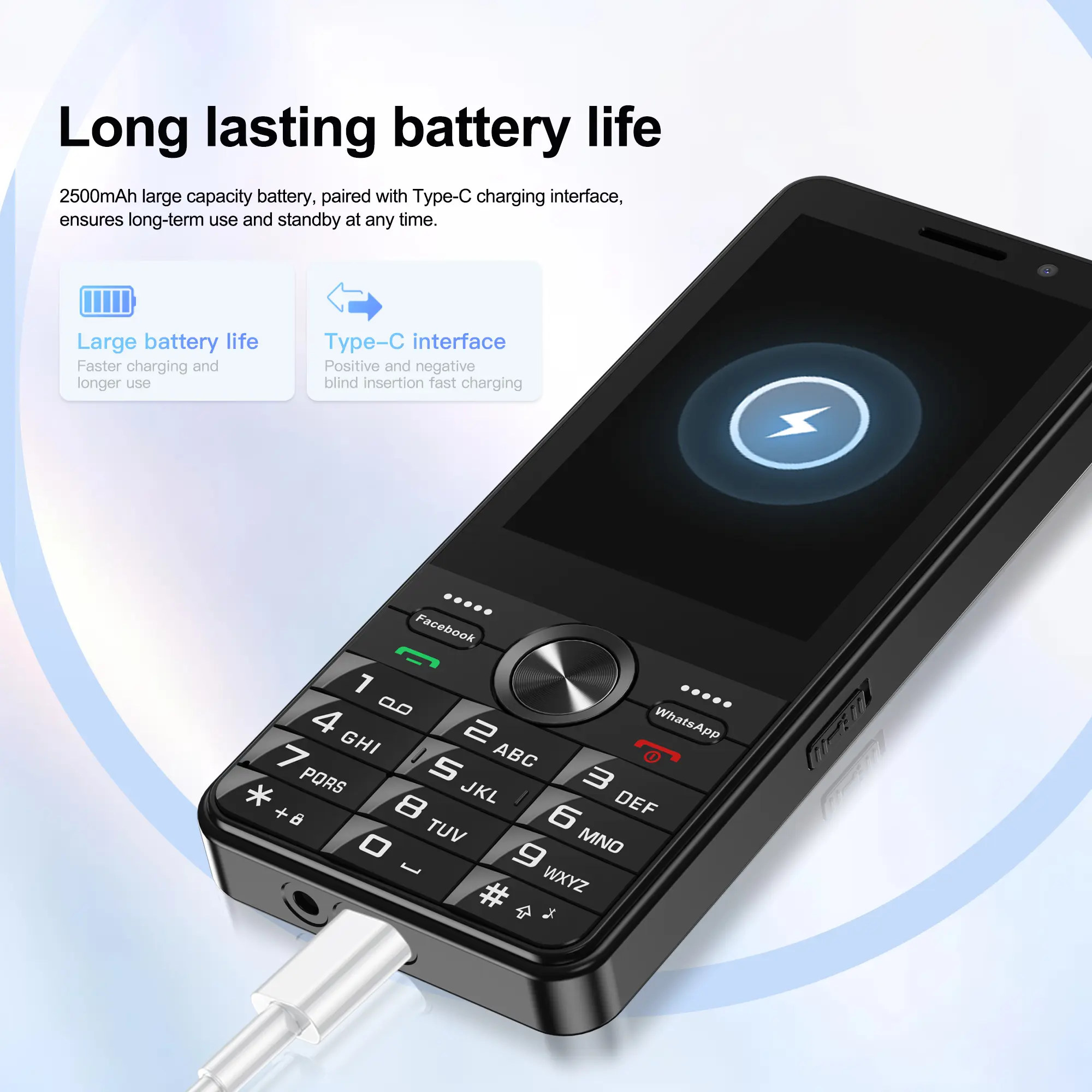 SERVO F24 PRO 4G Android Smart Phone 3.5" HD Screen MTK6737 2GB+16GB WIFI GPS Dual Camera Play Store Mobile Phone 2500mAh TYPE-C