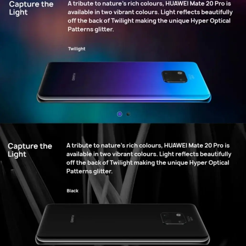 HUAWEI Mate 20 Pro,Smartphone 6.39 inch 8+256GB ROM 4G 40MP 4200mAh Mobile phones Android Google Play Store celulares,Global