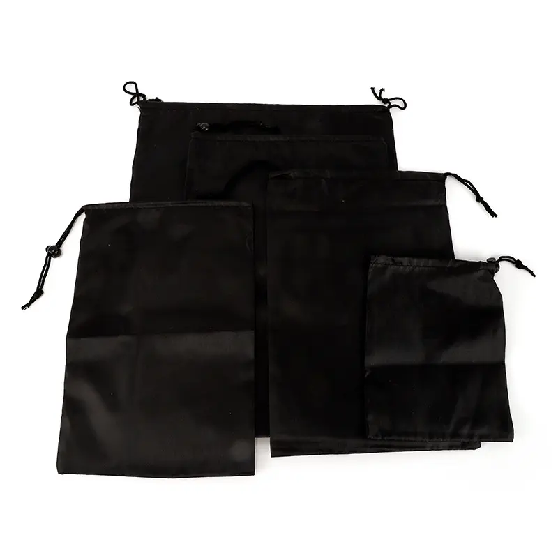 1PC Nylon Drawstring Bag Waterproof Drawstring Storage Pouch Stuff Sack Multipurpose Home Outdoor Travel Laundry Bag