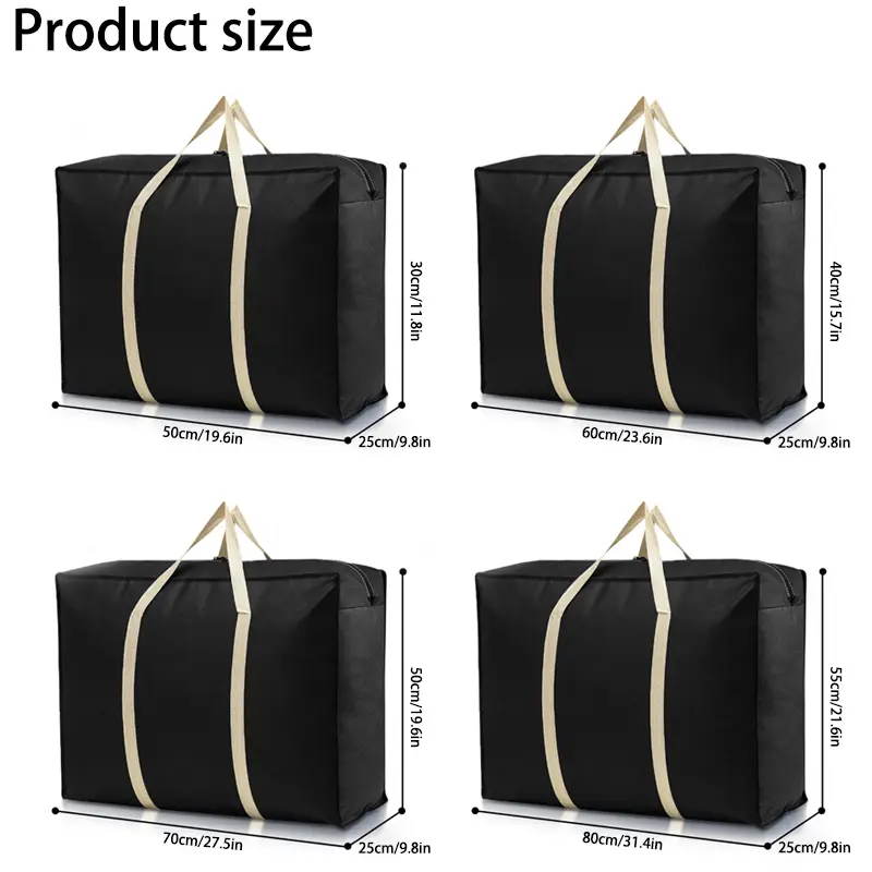 ExtraLarge Capacity Waterproof sports Luggage Bag Lightweight Travel clothing Storage Bag Thickened Handheld move house pack bag