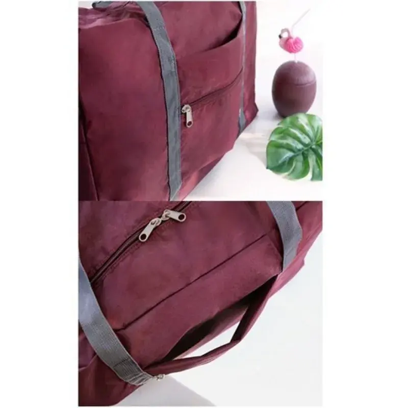 1-piece foldable travel bag, weekend travel bag, gym bag, suitable for airline carry on luggage bag, business travel storage bag
