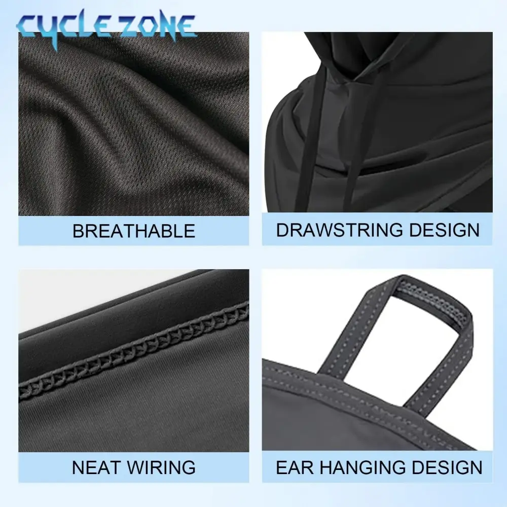 Unisex Full Face Mask Sun Protection Windproof Hat Motorcycle Riding Sports Cap Neck Protect Outdoor Sunscreen Breathable Mask