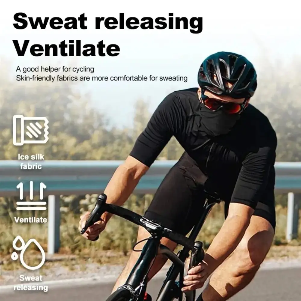 Breathable Sweat-Wicking Face Mask for Cycling UV Protection Neck Gaiter Sport Fishing Summer Outdoor Gear