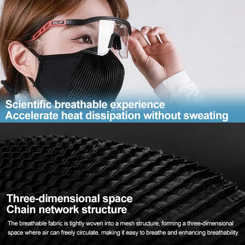 Ice Silk Cycling Mask Windproof Dustproof Men's Breathable Sports Running Women's Road Bike Sun Protection UV Protection Mask