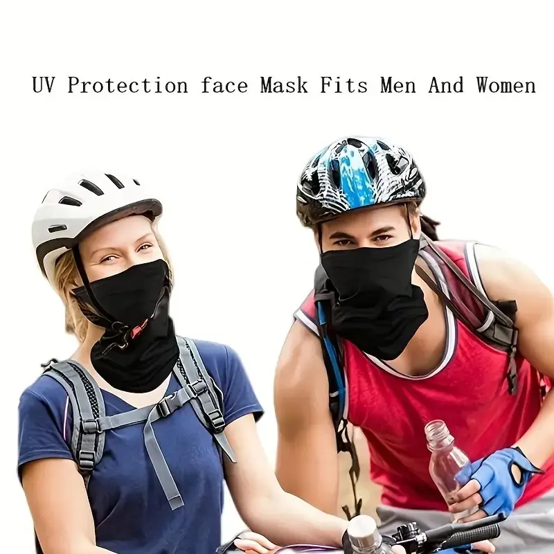 Breathable Sunscreen Ice Silk Scarf Outdoor Fishing Magic Face Scarf Neck Sleeve Cycling Mask Sports Headgear