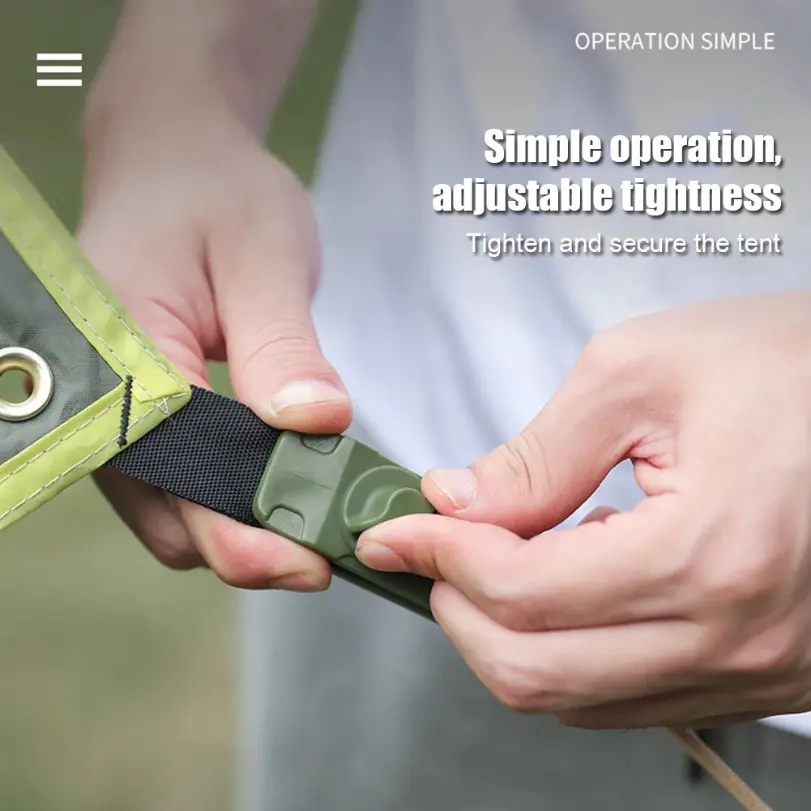 Outdoor Camping Tent Windproof Reusable Fixing Shark Clips Clamps Canopy Awning Tarp Cord Buckle Tensioner Tent Accessorie