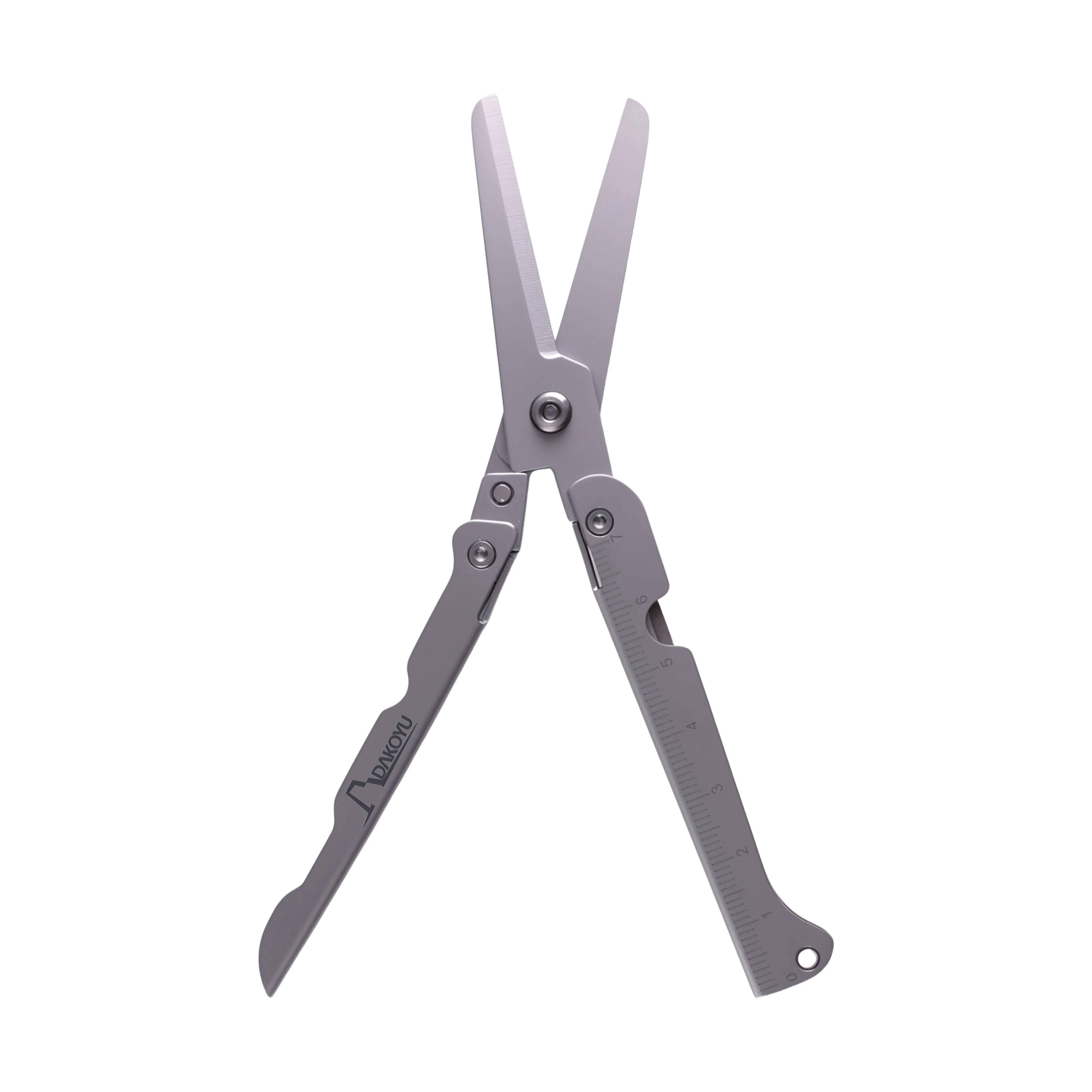 DAKOYU With Pocket Clip, Large Scissors, Foldable, Outdoor Portable