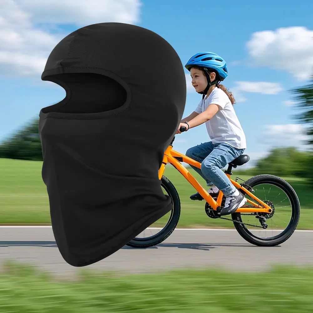 Children's Face Mask Spring Summer Cycling Balaclava Hat Breathable Sun Protection Boys Girls Outdoor Running Kids Mask Headgear