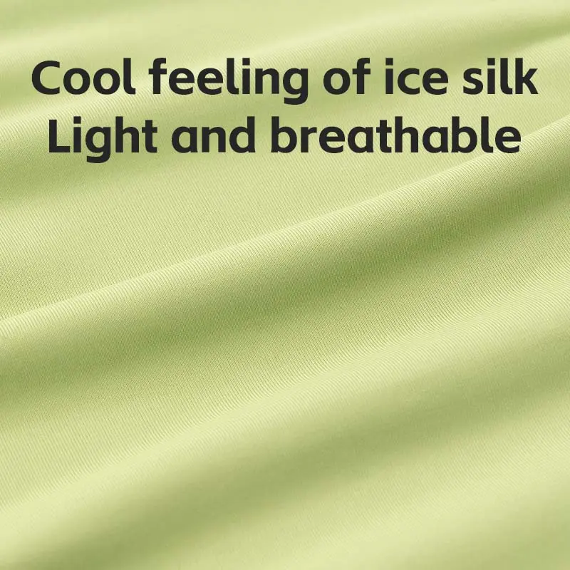ROCKBROS Summer Cycling Face Mask Lightweight Breathable Cool Ice Silk Scarf With Glasses Holes Sunscreen Mask Cycling Headgear