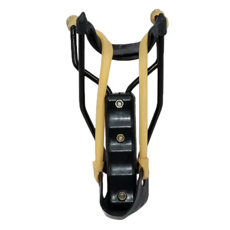 Outdoor Hunting Catapult with Wrist Elastic Rubber Band Strong Shooting Slingshot Metal Material Professional Shooting Toy