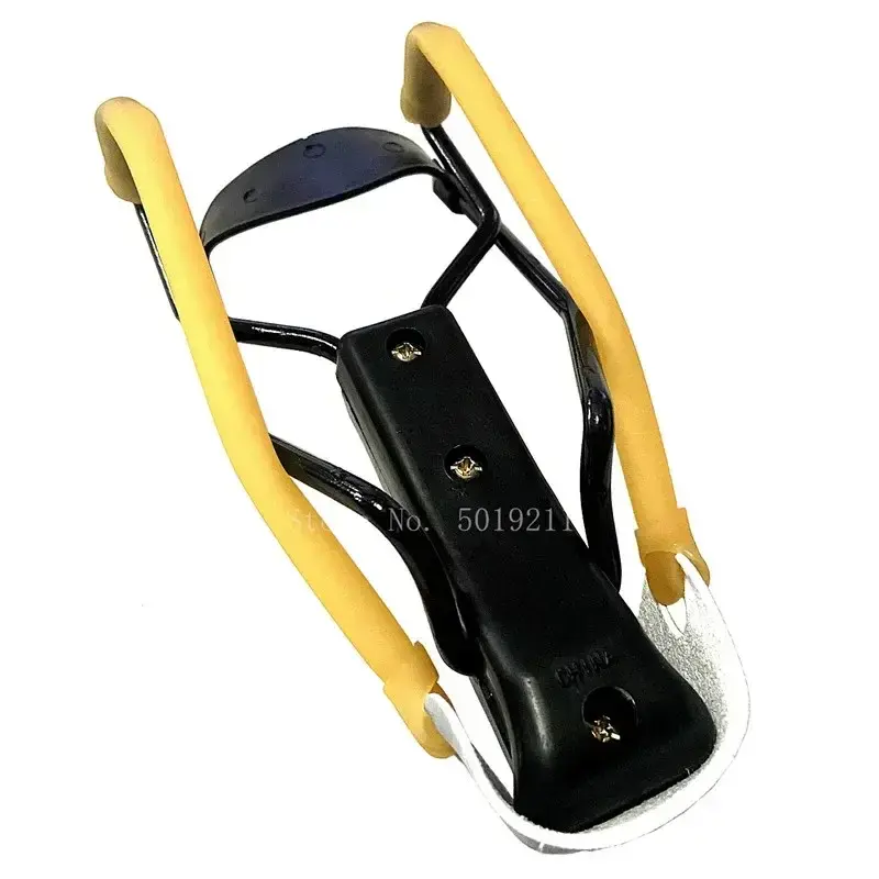 Outdoor Hunting Catapult with Wrist Elastic Rubber Band Strong Shooting Slingshot Metal Material Professional Shooting Toy