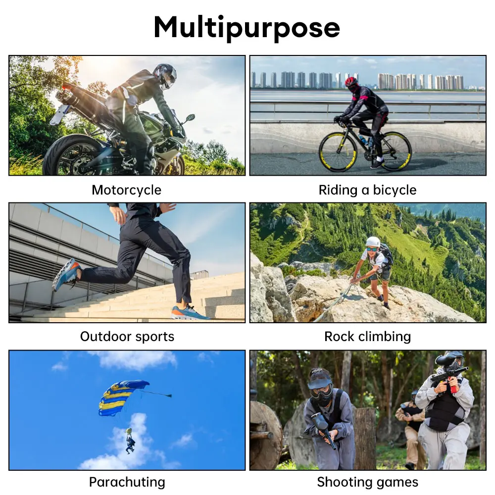 Motorcycle Balaclava Summer UV Protection Glasses Face Breathable Hole Men Women Quick-Drying Motorcyclist Winter Warm Ski Mask
