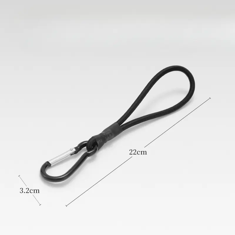 2pcs Outdoor Climbing Buckle Elastic Rope Elastic Rope Multi Functional Hook Strong Pulling Force Bold Camping Tent Accessories