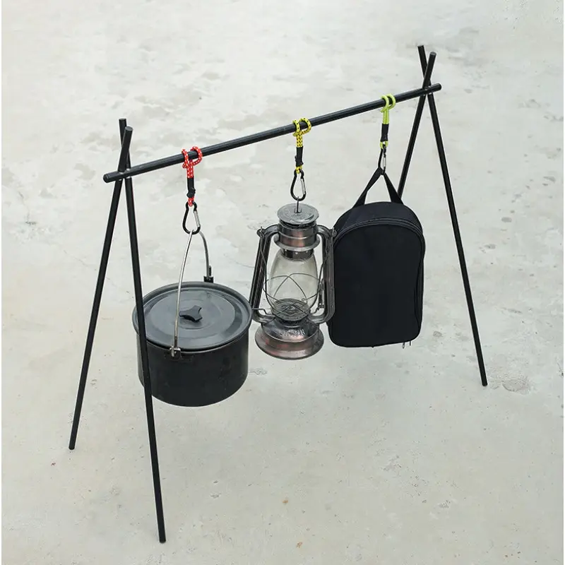 2pcs Outdoor Climbing Buckle Elastic Rope Elastic Rope Multi Functional Hook Strong Pulling Force Bold Camping Tent Accessories