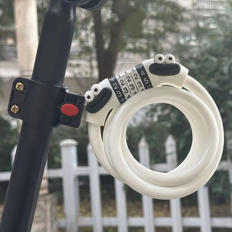 Bicycle specific anti-theft lock, quirky and cute cartoon bicycle password lock, mountain bike anti-theft lock