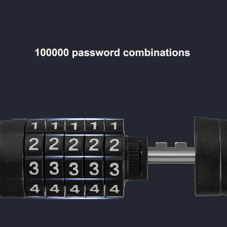 Bicycle specific anti-theft lock, quirky and cute cartoon bicycle password lock, mountain bike anti-theft lock