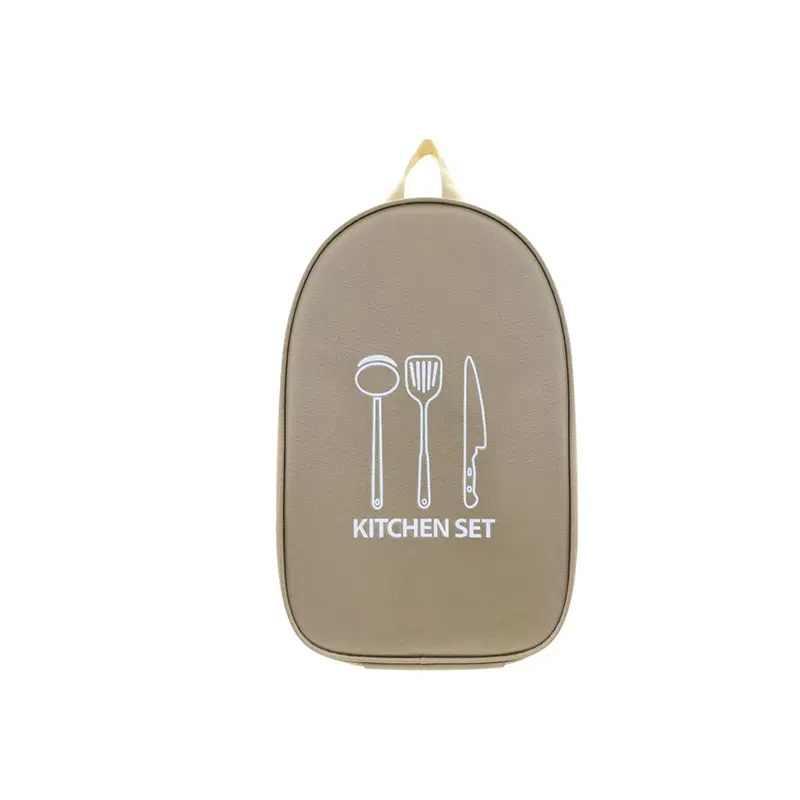 Outdoor Cookware Bag Camping Storage Bag Portable Travel Utensil Bag Cooking Utensil Organizer Storage Pouch (No Tableware)