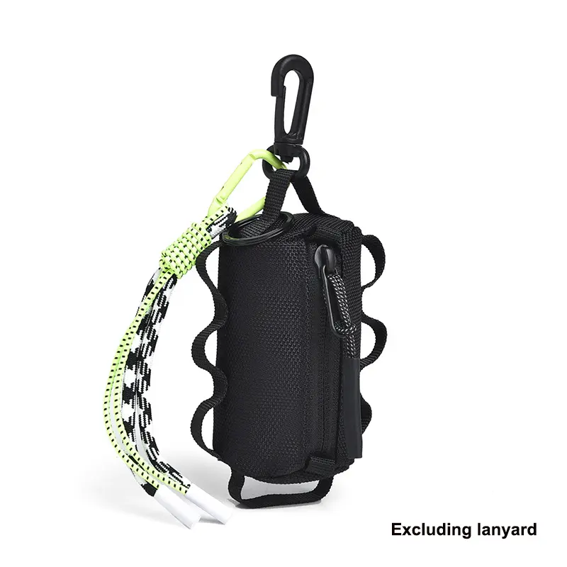 Punk Coin Purse Mini Pendant Bag Card Holder Handbag Small Wallet Chest Bag Key Packing Bag Earphone Storage Bag Travel