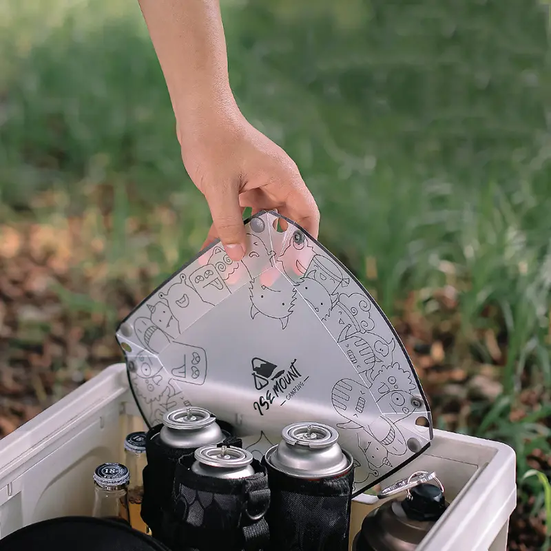 Outdoor lightweight folding tableware, portable bowls, plates, water cups, multi-purpose camping tableware