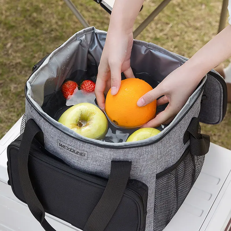 Hot selling Oxford cloth multifunctional insulation bagportable large capacity ice pack outdoor camping waterproof picnic bag