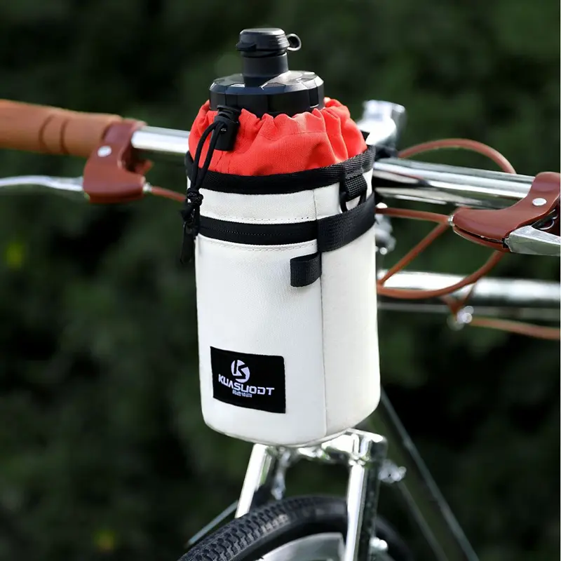 A bicycle bag, water bottle bag, mountain road bike waterproof front cover bag, outdoor bike riding insulation and cooling cross