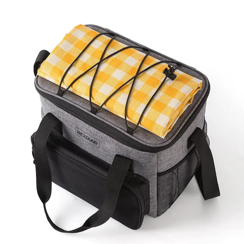 Hot selling Oxford cloth multifunctional insulation bagportable large capacity ice pack outdoor camping waterproof picnic bag