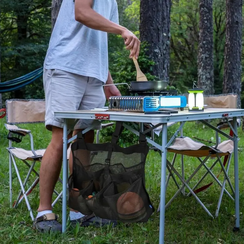 Camping Dish Drying Bag,Mesh Dinnerware Drainer,Kitchen Cutlery Drain Storage Bag,Folded Dish Drying Rack Organizer for Camp