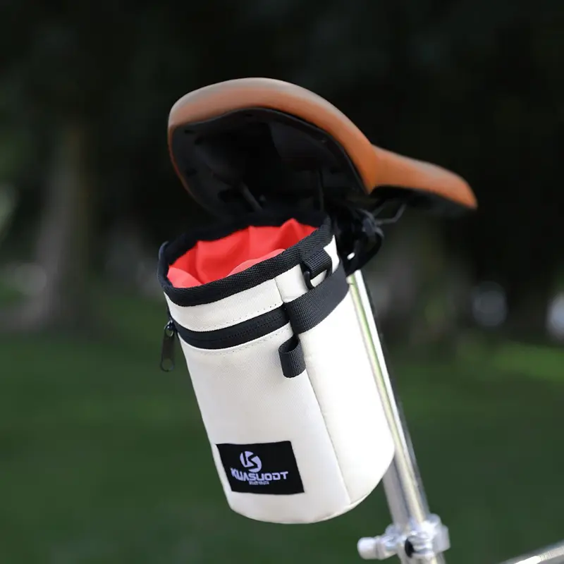 A bicycle bag, water bottle bag, mountain road bike waterproof front cover bag, outdoor bike riding insulation and cooling cross