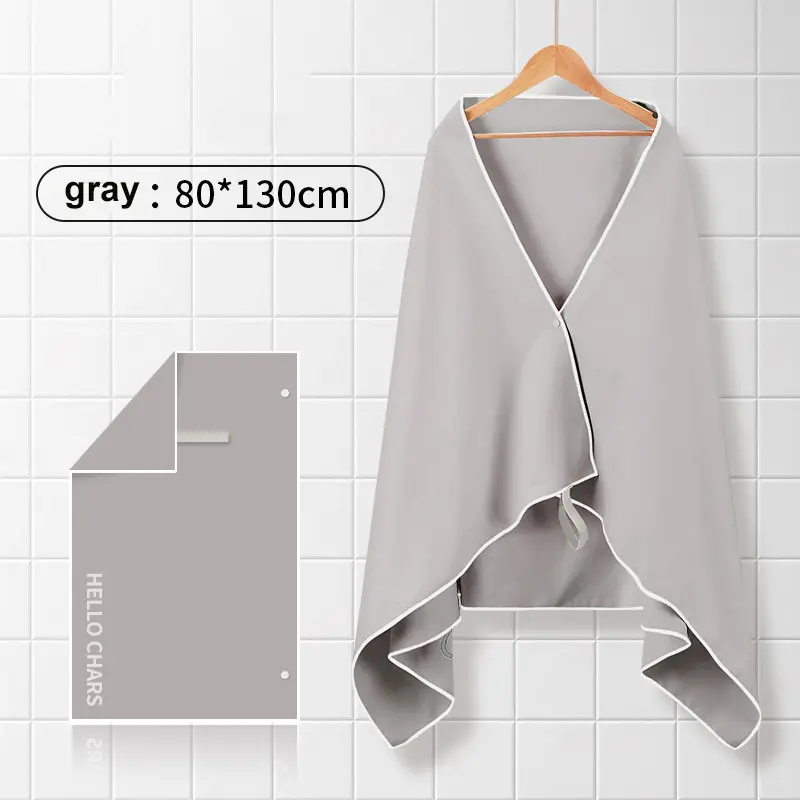 New quick drying bath towel, swimming beach towel, portable and wearable cape towel, absorbent home towel, warm wrapping towel