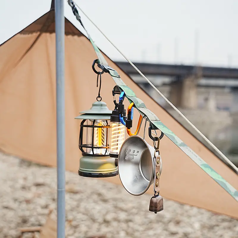 Outdoor multifunctional diagonal hanging rope with adjustable length and expandable single shoulder crossbody backpack strap